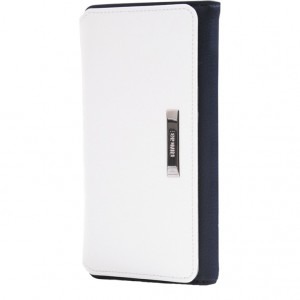 Ringke Husa de protectie tip Book Wallet alb albastru pentru Samsung Galaxy S6