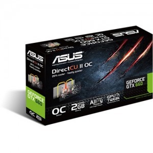 ASUS GeForce GTX 660 DirectCU II OC 2GB GDDR5 192-bit HDMI