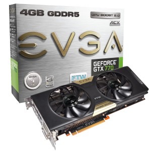 EVGA GeForce GTX 770 Dual FTW ACX Cooling 4GB GDDR5 256-bit