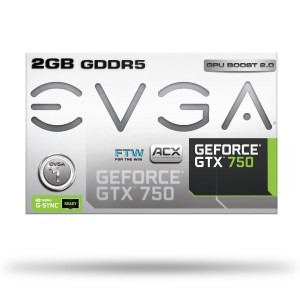 EVGA GeForce GTX 750 FTW ACX Cooling 2GB GDDR5 128-bit