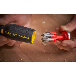 STANLEY Surubelnita magnetica cu clichet + 12 varfuri  FatMax FMHT0-62690