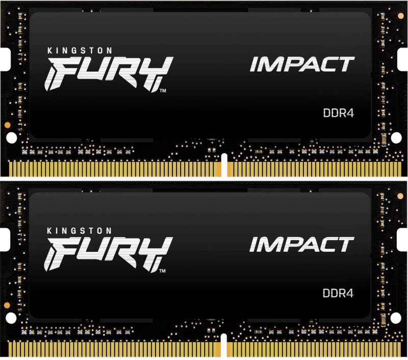 Memorie notebook Kingston FURY Impact, 32GB, DDR4, 2666MHz, CL16, 1.2v, Dual Channel Kit