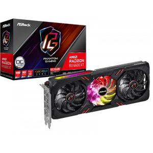 ASRock Radeon RX 6600 XT Phantom Gaming D 8GB OC GDDR6 1‎28-bit