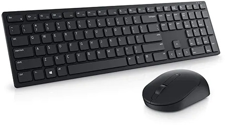 Kit periferice DELL tastatura + mouse KM5221W Pro, Wireless Black