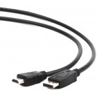 Cablu video Spacer DisplayPort Male - HDMI Male, 1.8m, negru