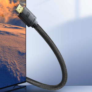 Baseus HD 8K, HDMI Male - HDMI Male, v2.1, 2m, negru