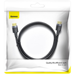 Baseus Cafule, HDMI Male - HDMI Male, v2.0, 3m, negru