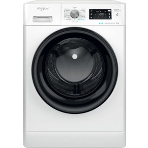 Masina de spalat rufe Whirlpool FFB9469BVEE FreshCare+, 9 kg, 1400 RPM, Inverter, Clasa A, Steam Refresh, 6th Sense, Alb