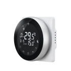 Termostat BeOk pentru incalzirea electrica in pardoseala TGR87WiFi-EP, Functie Anti-inghet, Setare interval de functionare, Control de pe telefonul mobil