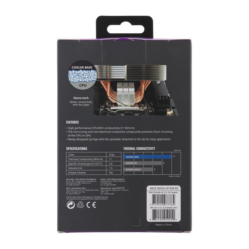 Pasta termoconductoare Cooler Master Mastergel Maker 1.5ml PC Garage