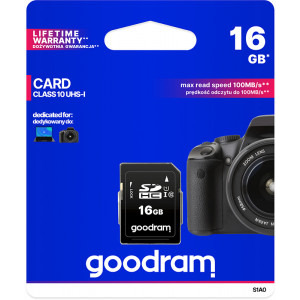 GOODRAM S1A0, SDHC, 16GB, Clasa 10, UHS-I U1
