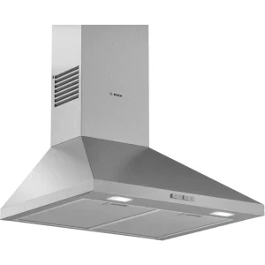 Bosch decorativa DWP65BC51, Putere de absorbtie 588 m3/h, 3 trepte, Clasa B, 60 cm, Inox