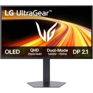 Monitor LED LG Gaming UltraGear 27GX790B-B 27 inch QHD / HD OLED 0.02 ms Dual mode 540 Hz / 720 Hz HDR FreeSync Premium Pro & G-Sync Compatible