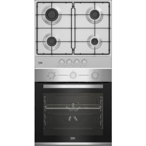 Beko BBSE12130XD Cuptor electric & Plita pe gaz, Inox