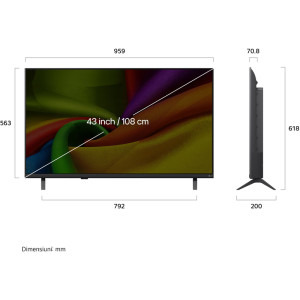 LG Smart TV 43NU850B3LA Seria NU85 108cm 4K UHD HDR