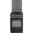 Aragaz NobelTek NLT 5601N/G1, Gaz, 4 arzatoare, Sistem de siguranta, 50 cm, Negru