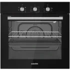 Cuptor incorporabil NobelTek NBIO-614BK-1, Electric, 56 L, Grill, Clasa A, Negru