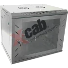 Xcab N15U60S.7035 15U, Wall mount, 600 x 600, Glass door, Gri
