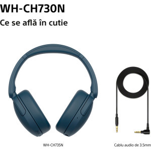Sony Over-Ear, WH-CH730N Blue
