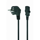 Gembird Schuko Male - IEC320/C13 Female, 3m, negru
