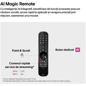 LG Smart TV QNED MiniLED 65QNED8EB3B Seria QNED8E evo AI 164cm 4K UHD HDR