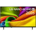 Televizor LED LG Smart TV 43NU8E0B3LA Seria NU8E AI 108cm 4K UHD HDR