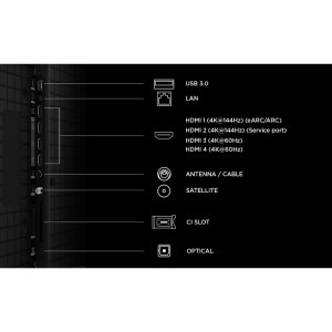 TCL Smart TV QD-MiniLED 98P8L Seria P8L 248cm 4K UHD HDR