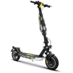 Jeep Trotineta electrica JUC, Putere 500 W, Autonomie 50 km, Viteza max 25 km/h, Greutate max 100 kg, 10 inch, Negru
