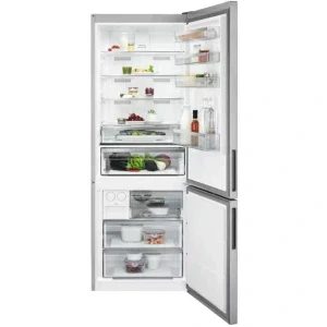 AEG ORC6M481EX, 481 L, Clasa E, No Frost, TwinTech, MultiFlow, Control electronic, 192 cm, Inox