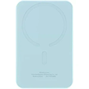 Baseus Magnetic Mini Wireless, 5000 mAh, 1x USB-C, 20 W, MagSafe, Blue