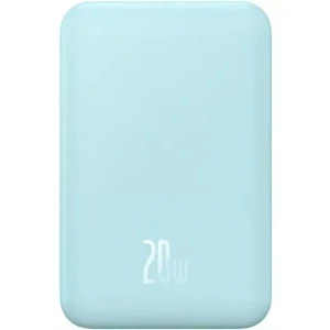 Baseus Magnetic Mini Wireless, 5000 mAh, 1x USB-C, 20 W, MagSafe, Blue
