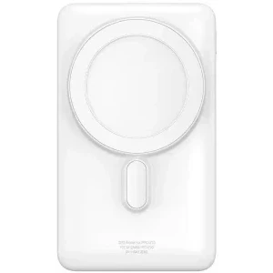 Baseus Magnetic Bracket, 10000 mAh, 1x USB-C, 20 W, MagSafe, Display, White