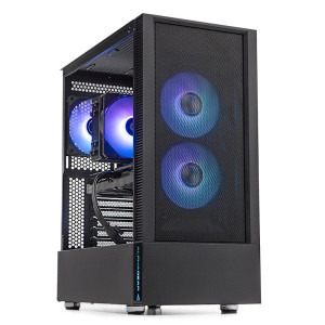 Gaming BALAUR Plus Esports Edition, Intel i5-14400F 2.5GHz, 16GB DDR5, 500GB SSD, RTX 5060 8GB GDDR7, Iluminare RGB