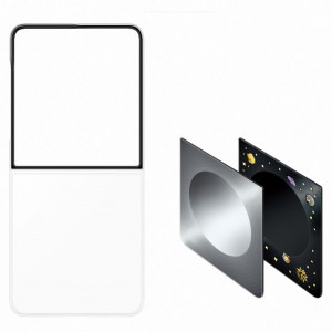 Samsung Capac protectie spate FlipSuit Silver pentru Galaxy Z Flip 8