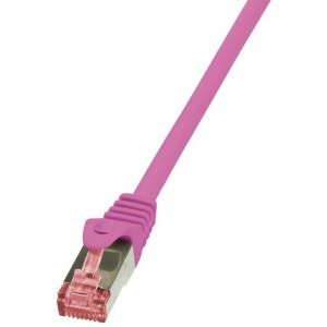 Logilink PrimeLine CAT6 Patch Cable S/FTP 1m pink