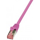 Cablu retea Logilink PrimeLine CAT6 Patch Cable S/FTP 1m pink