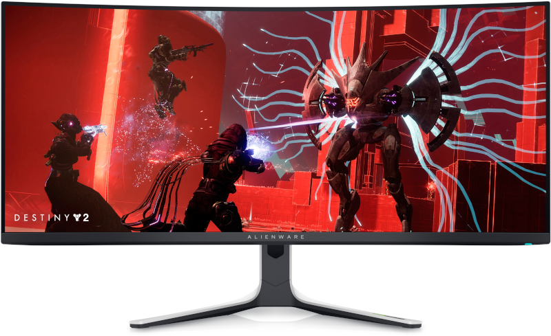 Monitor LED Alienware Gaming AW3423DW Curbat 34 inch UWQHD QD-OLED 0.1 ms 175 Hz HDR G-Sync Ultimate