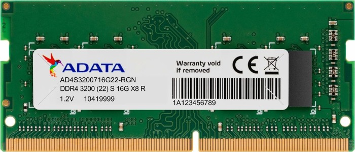 Memorie notebook ADATA Premier 16GB, DDR4, 3200MHz, CL22, 1.2v