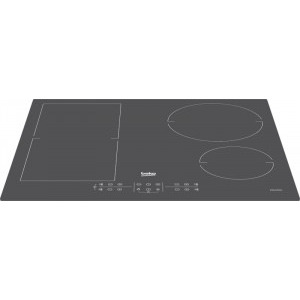 Beko HII64200FMTZG, Inductie, 4 zone de gatit, Booster, Touch control, 60 cm, Sticla Gri