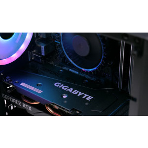 Gaming Zmeu, Intel i3 12100F 3.3GHz, 16GB DDR4, 500GB SSD, RTX 3050 8GB GDDR6, Iluminare RGB
