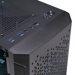 Gaming Zmeu, Intel i3 12100F 3.3GHz, 16GB DDR4, 500GB SSD, RTX 3050 8GB GDDR6, Iluminare RGB
