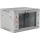 Xcab 6U45S.7035 6U, Wall mount, 600 x 450, Glass door, Gri