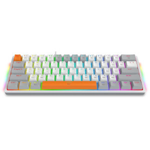 Redragon Akali Grey RGB Red Switch Mecanica