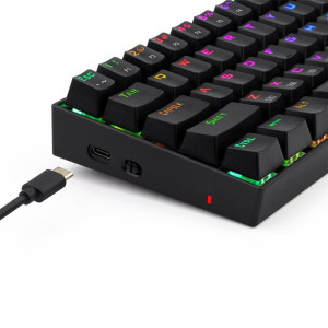 Redragon Deimos Black RGB Blue Switch Mecanica