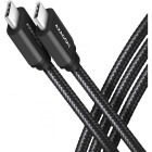 Cablu periferice AXAGON USB 3.2 Tip C Male - USB 3.2 Tip C Male, 1m, negru