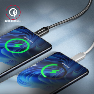 AXAGON USB-C 4 Gen 3x2 Male la USB-C 4 Gen 3x2 Male, 1 m, PD 100W, 5A, Negru
