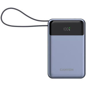 Baterie externa Canyon OnPower PB-600, 20000 mAh, 1x USB, 1x USB-C, Power Delivery 65W, posibilitate incarcare laptop
