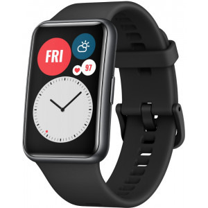 Huawei WATCH Fit, Graphite Black, Wi-Fi, Bluetooth, GPS, Senzor HR, Senzor SpO2