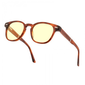 Gunnar Tioga Maroon - Rosewood Amber Mineral
