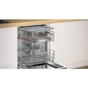 Bosch SMD6ECX21E, 14 seturi, 8 programe, Clasa A, EcoSilence Drive, EfficientDry, Max Flex, AquaStop, AquaSensor, Home Connect, 60 cm